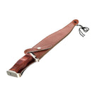 Maxi cuchillo Rambo con funda de cuero 100-90-12