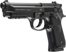 Pistola replica co2 4.5mm blowback c/disparo rafaga beretta 92A1