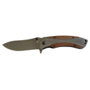 Navaja Plegable C/mango de madera en Acero inoxidable  CM72