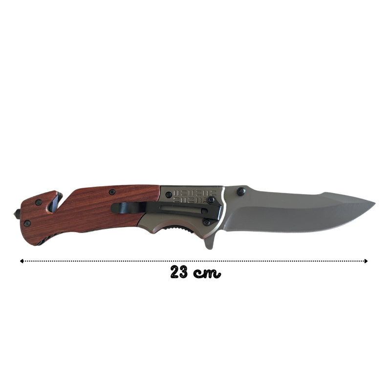 3 en 1 Navaja táctica BROWNING camping, supervivencia DA308