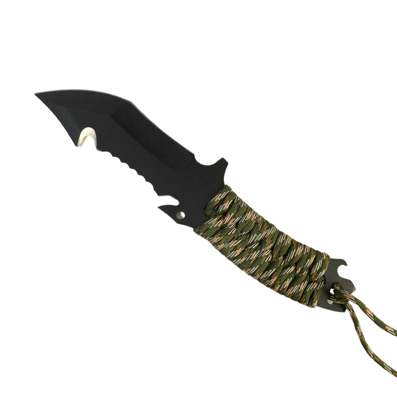 Cuchillo multiusos con cuerda paracord DJ-4