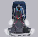 Mochila 60L escalada y senderismo impermeable cubierta de lluvia DSB-005