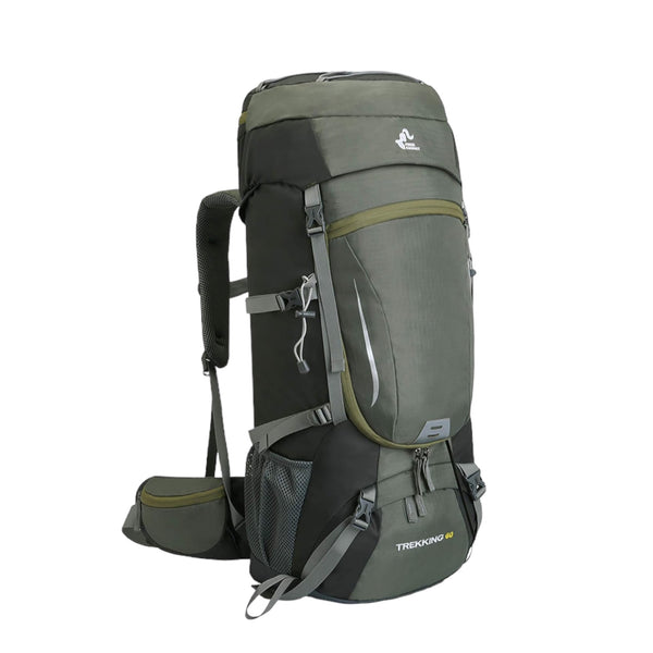 Mochila 60L escalada y senderismo impermeable cubierta de lluvia DSB-005