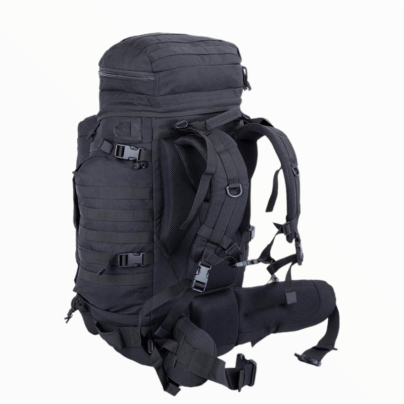 Mochila de marco interno 70Lts camping senderismo sistema molle GJ741