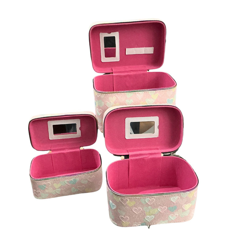 Set de estuches para maquillaje 3pz HZH05