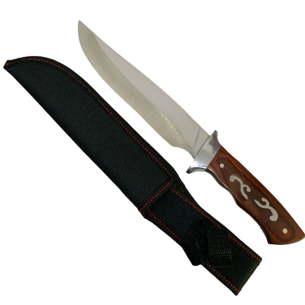 Cuchillo con funda hoja lisa JF036