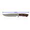 Cuchillo con funda hoja lisa JF036