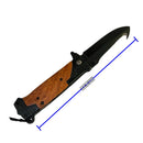 Cuchillo corta soga con pedernal manual plegable JF311