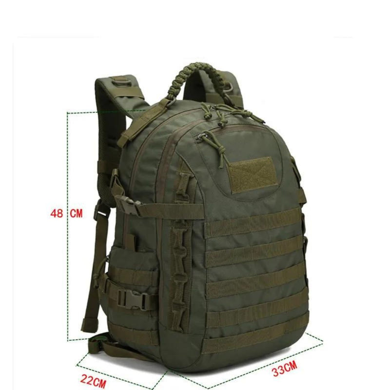 Mochila impermeable de escalada 35l sistema molle JYB065