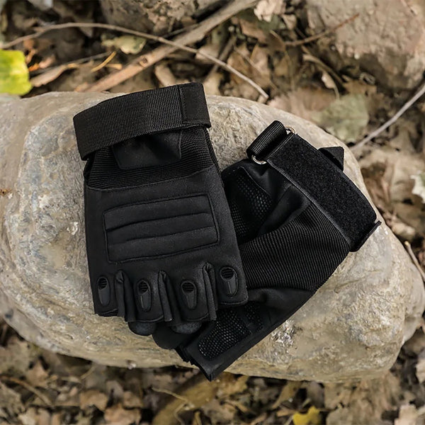 Guantes tácticos medio dedo transpirables PJ423