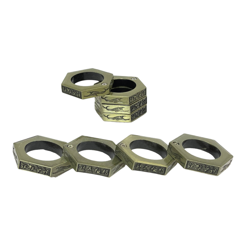 Boxer manopla de anillos plegable D-10