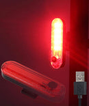 Luz roja trasera para bicicleta USB T056