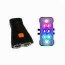 Luz blanca para bicicleta frontal y trasera (colores) baterias AAA (No incluidas) T1218