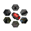 Mini luz led flash estrobo Blanco/rojo/verde T968