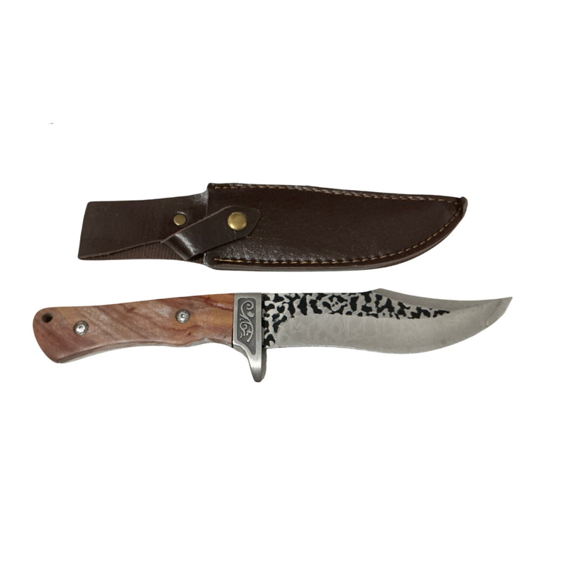 Cuchillo con funda mango madera JF991