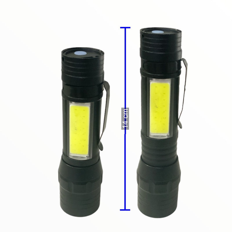 Lampara led T6 cob lateral 3 pasos zoom y clip CD155A