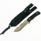 Cuchillo tipo rambo con rompe vidrios Y funda tactica CL69