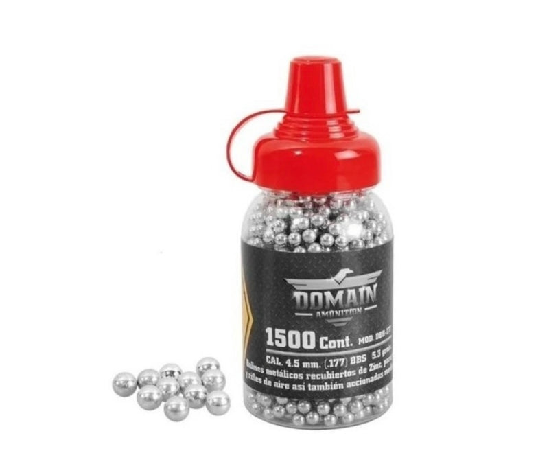 Balines de acero 4.5mm 1500 pz DBB-177