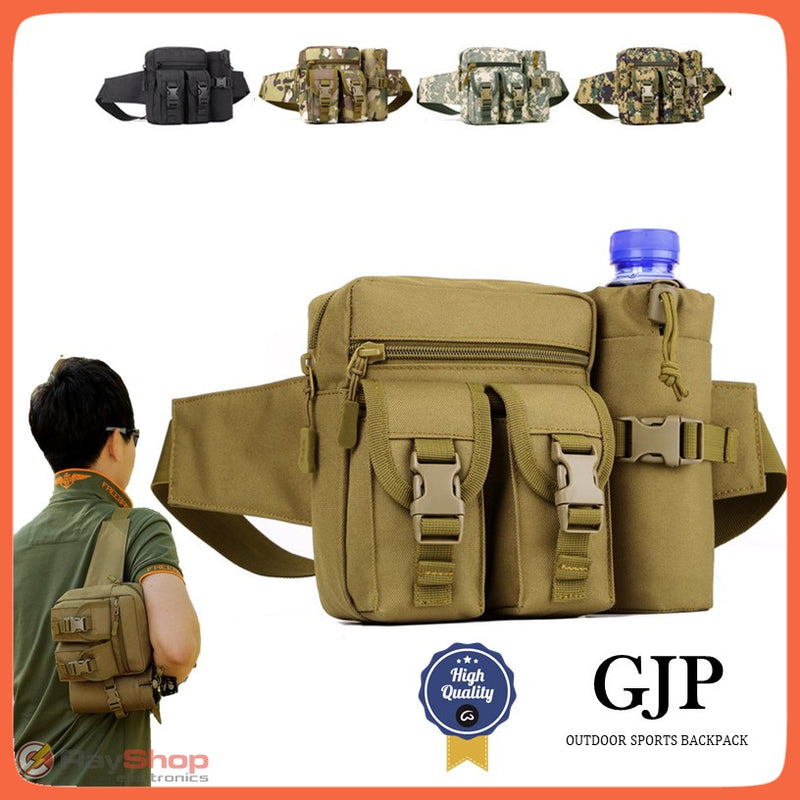 Mochila Cangurera Táctica Militar Porta Agua Botella Calidad GJP Wz726