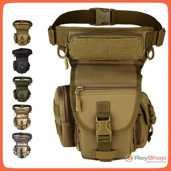 Mochila Militar Muslera Piernera Táctica Nylon D600 2.5 Litros Sn856