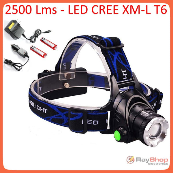 Lámpara Minera Cabeza 2500 Lms, Cree Led Xml-T6, DT59