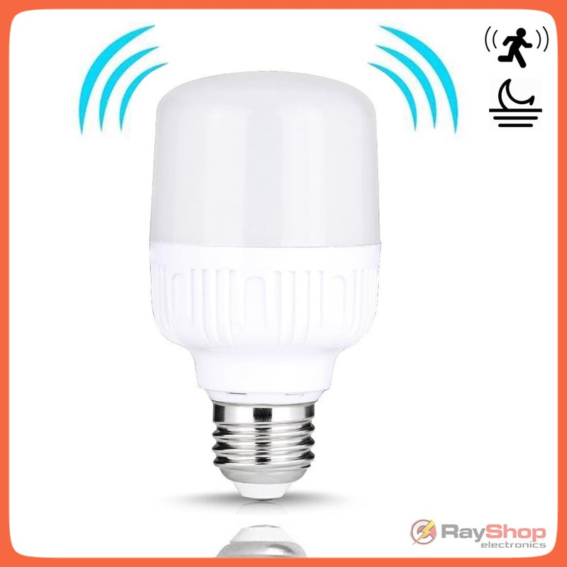 Foco Led 12 W Sensor De Movimiento Ahorrador Luz Blanca L010