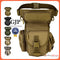 Mochila Militar Muslera Piernera Táctica Nylon D600 2.5 Litros GJP Wz614