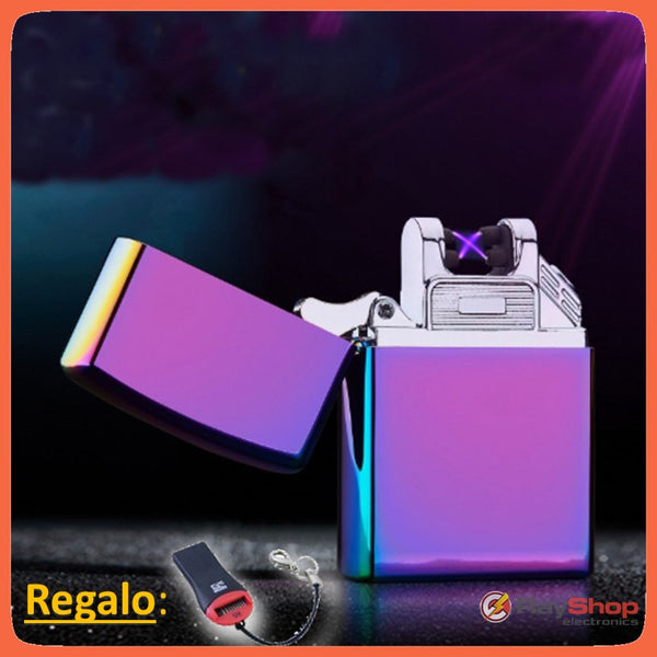 Encendedor Electrónico Recargable Doble Arco Plasma ( Jl217 ) Dt375