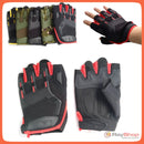 Guantes Tácticos Protección Motocicleta Medio Dedo Touch H02