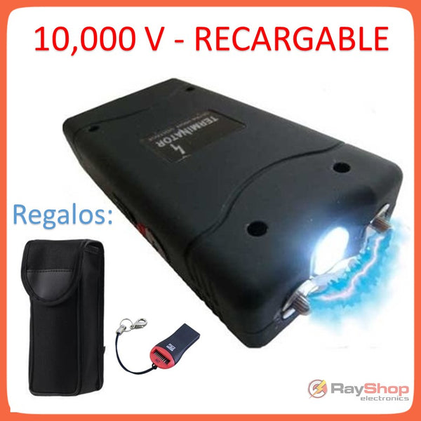 Stun Gun Taser Tamaño GRANDE Paralizador Inmovilizador Luz Led DJ800