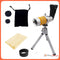 Telescopio Lente Zoom 10x Celular Con Clip + Monocular 10x18