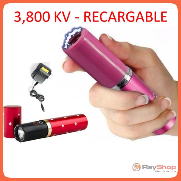 Labial Descarga Electrica Taser 3800kv Paralizador Lampara St58