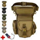 Mochila Militar Muslera Piernera Táctica Nylon D600 2.5 Litros Sn856