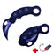 Navaja Táctica Karambit Cuchillo Acero Inoxidable 101-3