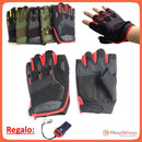 Guantes Tácticos Protección Motocicleta Medio Dedo Touch H02