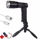 Lámpara Táctica Pistola Led T6 Linterna Luz Zoom Usb Dt205