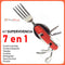 Cubiertos Plegables Camping Cuchara Tenedor Cuchillo A107g