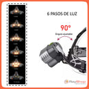 Lámpara Minera Cabeza 5 Led 8000 Lm 6 Pasos De Luz DT220