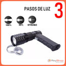 Lámpara Táctica Pistola Led T6 Linterna Luz Zoom Usb Dt205