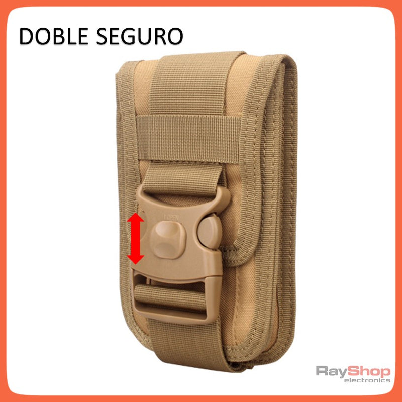 Cartera Táctica Militar Porta Celular Molle Tarjeta GJP Wz919