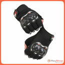 Guantes Medio Dedo Protección Nudillos Almohadillas Tácticos Protección Moto DTST4