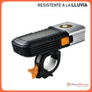 Lámpara Luz Led Frontal Bicicleta 3000 Lms Recargable Dt37