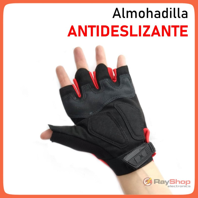 Guantes Tácticos Protección Motocicleta Medio Dedo Touch H02