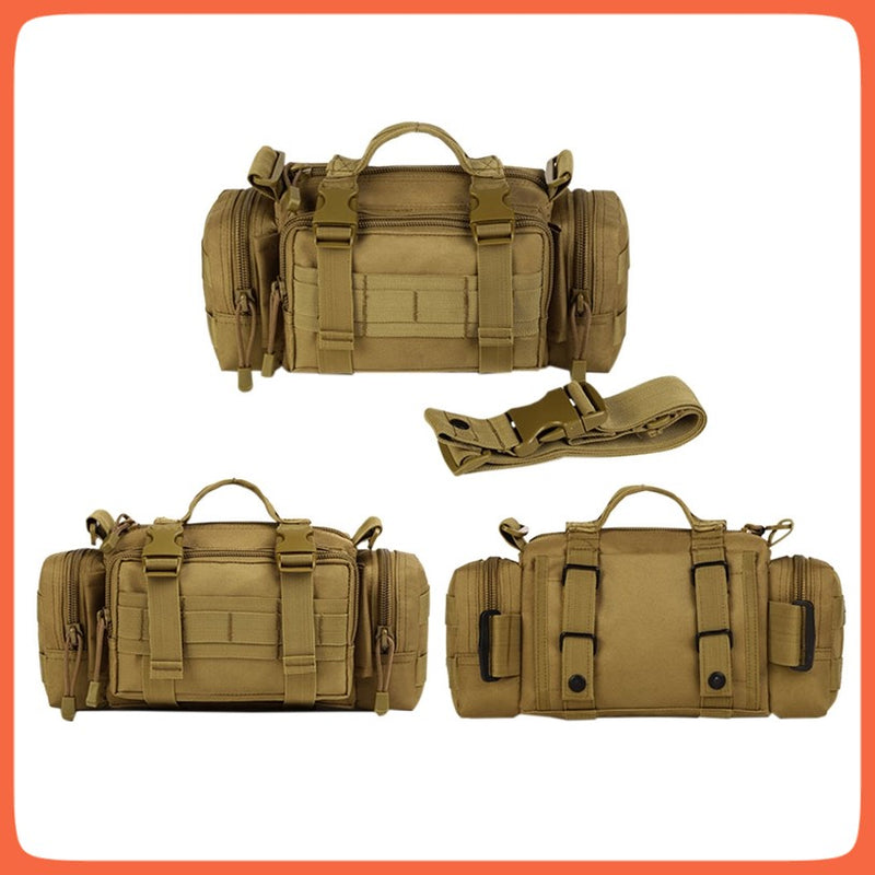 Mochila 3 L Maletín Multiposición Militar Táctica Calidad Original LJK Sn526