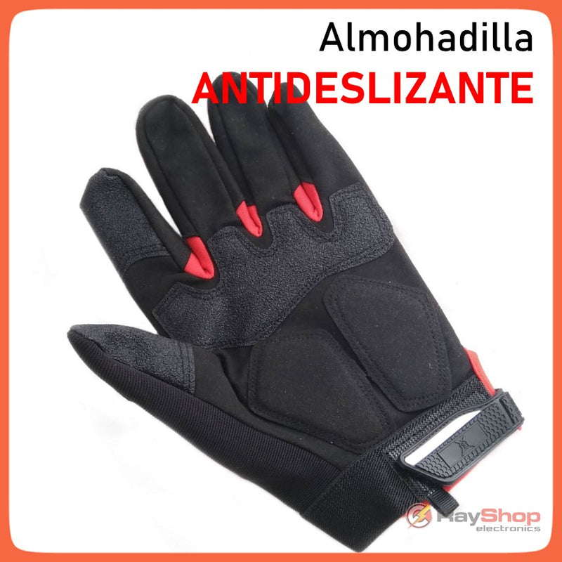 Guantes Tácticos Protección Moto Bici Antideslizantes H01