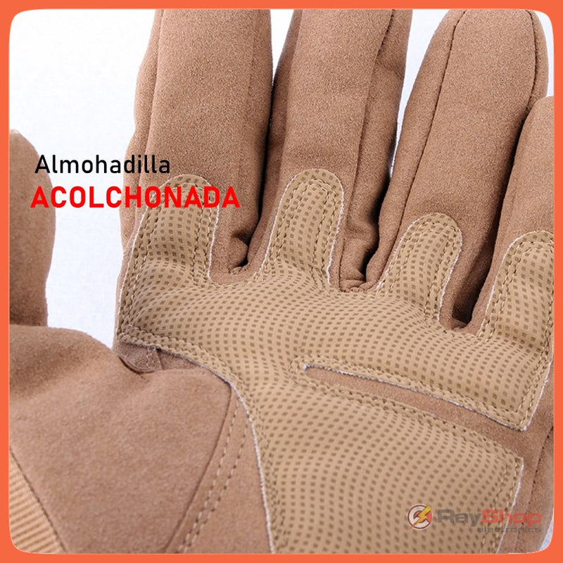 Guantes Dedos Completos Tácticos Bici Moto Calidad Original Gjp 736q