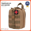 Mochila Botiquín Táctico Militar Viaje Con Parche 2.5 Litros LJK JYB113