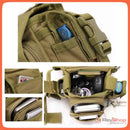 Mochila Militar Muslera Piernera Táctica D600 1.5 Lts Sn506