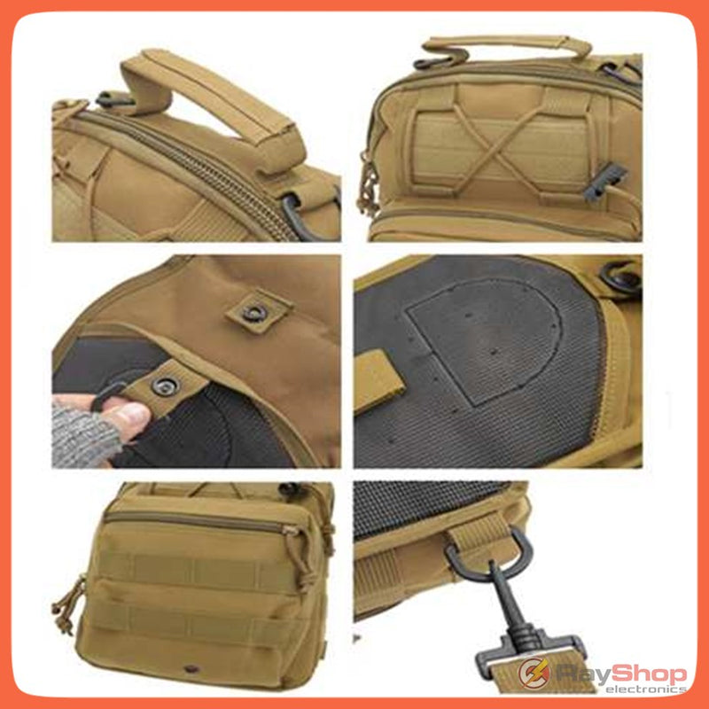 Mochila Táctica Militar Multiusos Crossbody Pechera 6 Lts LJK Sn520