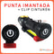 Mini Lámpara 1200 Lm Led Cob Gira Luz Blanca Roja Imán Dt362